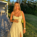 Vestido Midi Floral Fenda Lateral – Elegância e Feminilidade