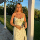 Vestido Midi Floral Fenda Lateral – Elegância e Feminilidade